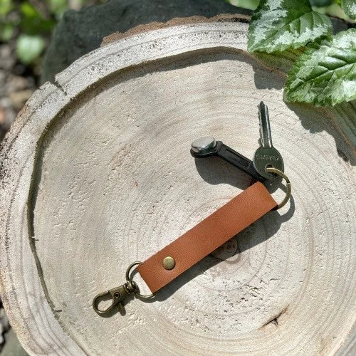 Fuck the Patriarchy Keychain Personalized Leather Keychain Engraved Keychain Custom Leather Key Fob