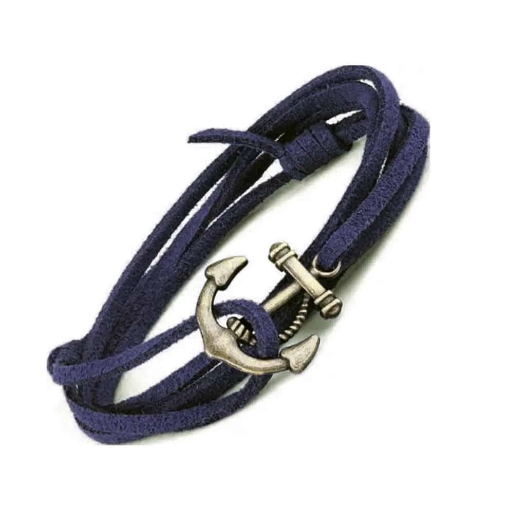 Anchor Bracelets Vintage bracelet with an anchor Blue 13.50