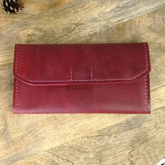 Portefeuille personnalisé en cuir fait main pour femme avec gravure du nom, des initiales, du texte et de la photo Porte-monnaie femme personnalisé