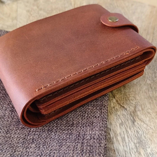 Best Fishing Gift Mens leather RFID wallet with engraving for 11 cards, with space for banknotes, 2 places for photos or ID with coin pocket