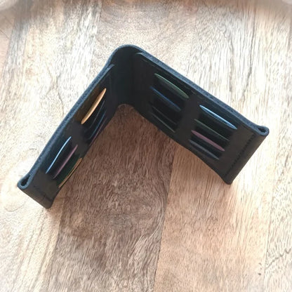 Leather Guitar Pick Holder for 16 Picks Personalized with Engraving of the Band’s Logo, Musician’s Name or a Concert Photo etc.