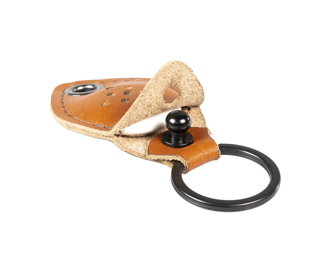 AirTag Leather Keychain