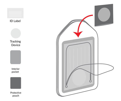 AirTag Leather Luggage Tag