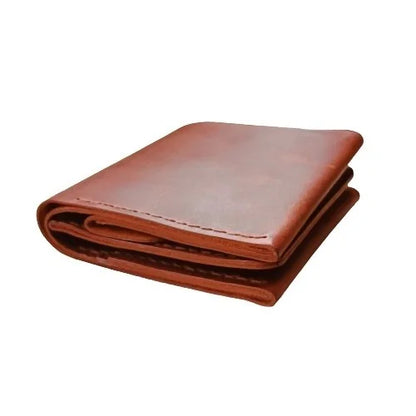 Portefeuille homme avec gravure cuir personnalisé marron pour sept cartes billets pièces Cadeaux pour les hommes qui ont tout