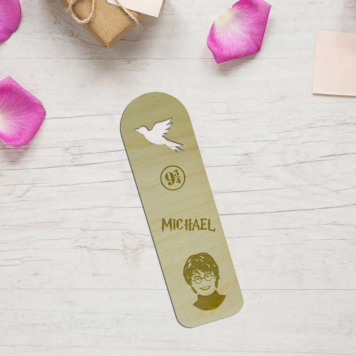 Harry Potter Bookmark. Personalized Wooden Bookmark. Custom Unique Cute Handmade Bookmarks. Harry Styles Gifts