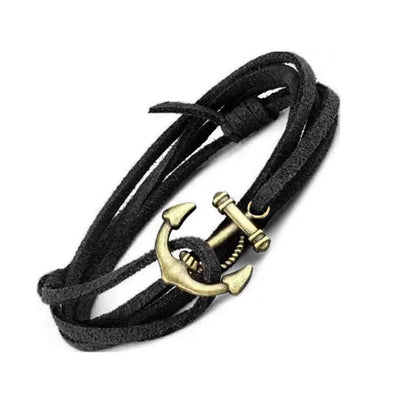Anchor Bracelets Vintage bracelet with an anchor Black 19.50