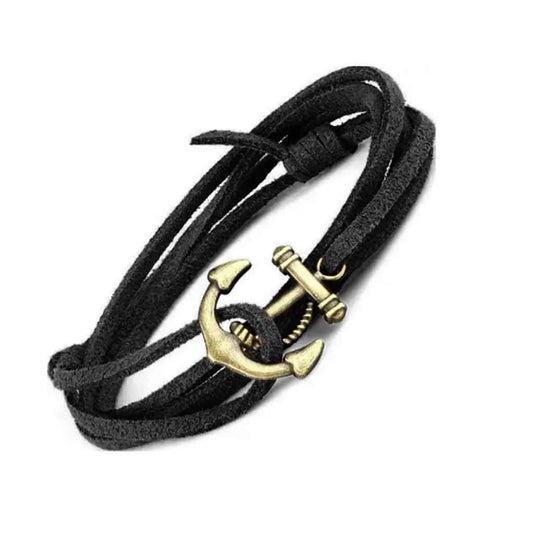 Anchor Bracelets Vintage bracelet with an anchor Black 19.50