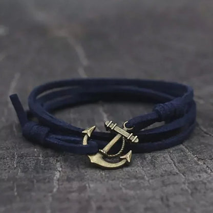 Anchor Bracelets Vintage bracelet with an anchor Blue 13.50