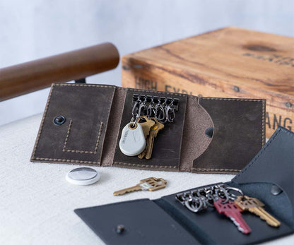 NEW! AirTag Leather Key Wallet