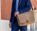 Executive Leather Messenger